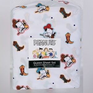 Peanuts Snoopy Ride ‘Em Cowboy Sheet Set - Queen